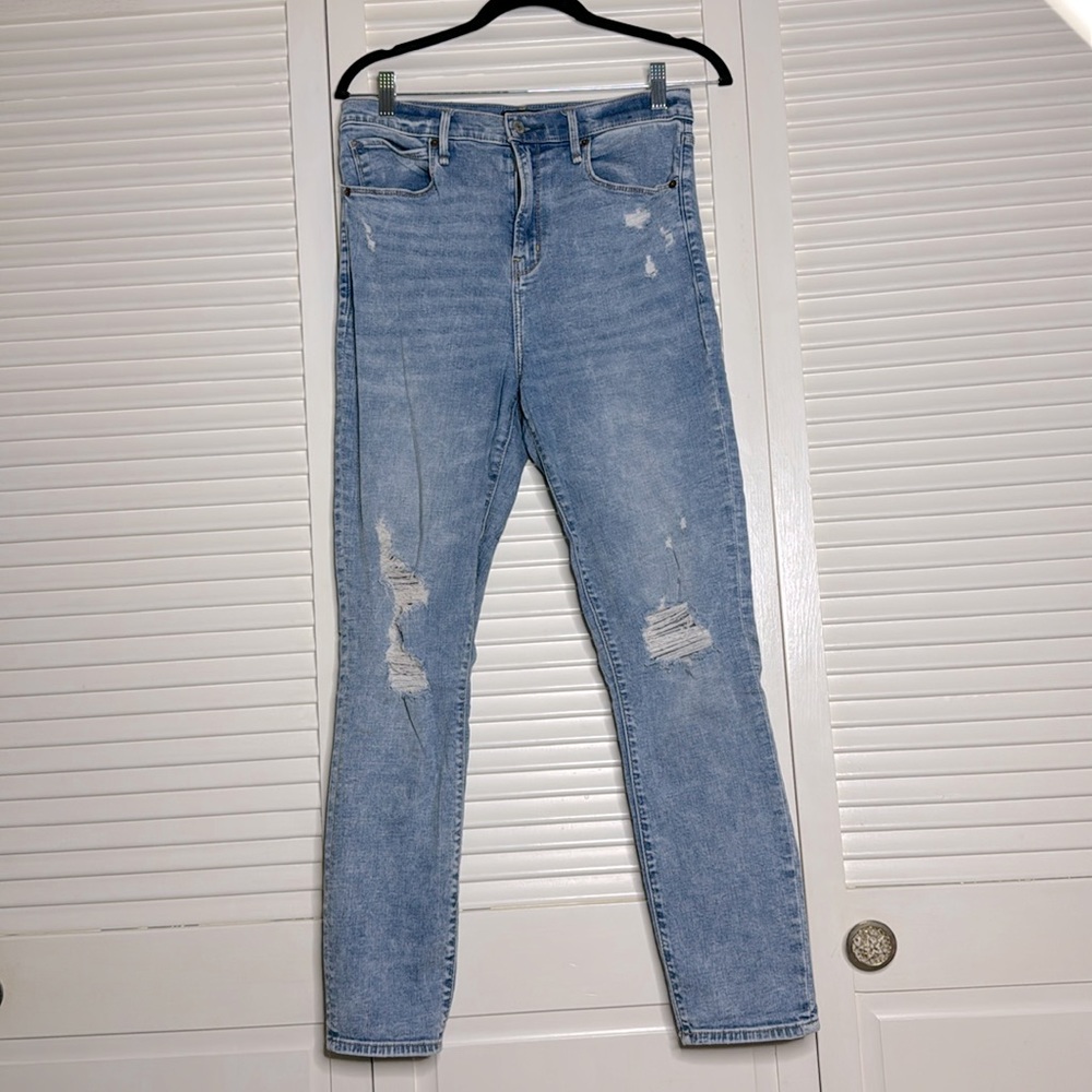 Abercrombie and fitch ultra high rise skinny jeans